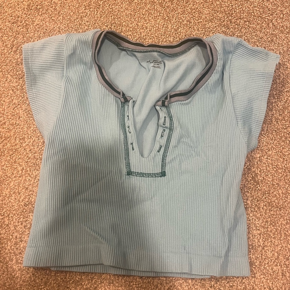 Urban Outfitters Out From Under Crop Top Blue size medium/large